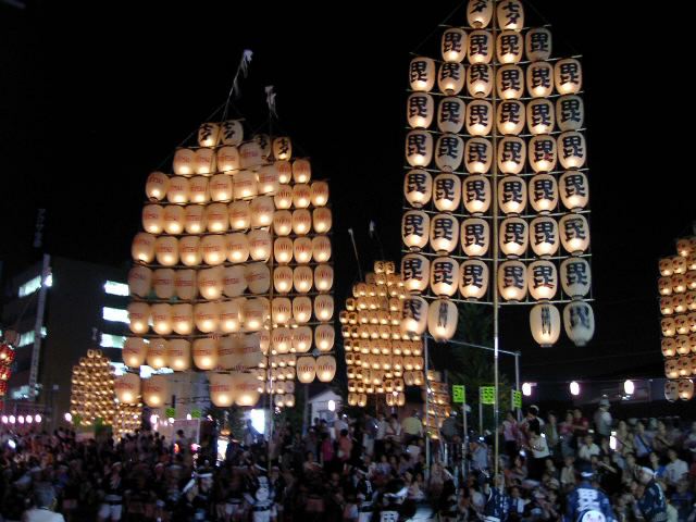 日本の風景　竿灯