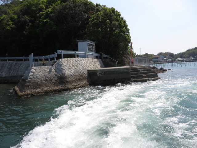渡鹿野島の乗り場